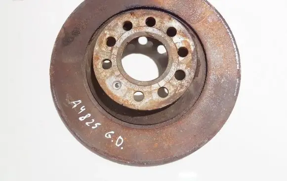 Audi A6 S6 C6 4F Rear brake disc neventiliuojamas