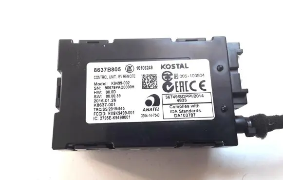 Mitsubishi Outlander Other control units/modules 8637B05