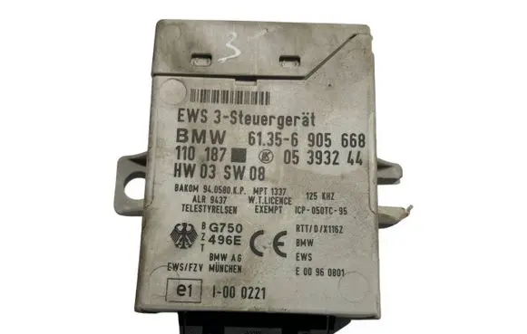 BMW 5 E39 Immobilizer control unit/module 6905668 61356905668 05393244
