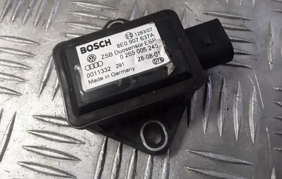 Audi A4 S4 B6 8E 8H ESP acceleration yaw rate sensor 8E0907637A 0265005245