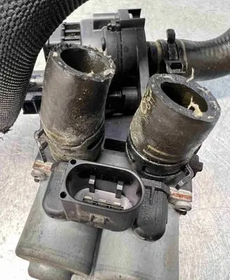 Coolant heater control valve