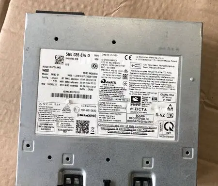 Volkswagen Golf VIII Navigation unit CD/DVD player 5H0035876D 5H0035876