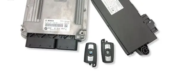 BMW 3 E90 E91 Engine ECU kit and lock set 9237047 61359237047 8512047