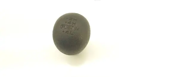 Gear lever shifter trim leather/knob