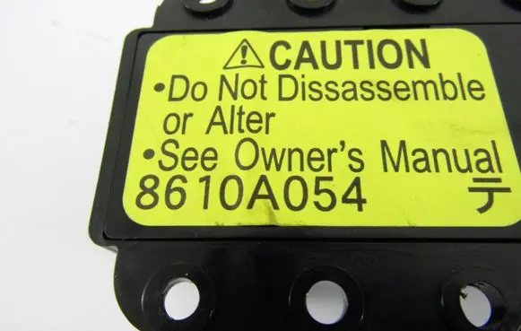 Mitsubishi Lancer X Passenger airbag on/off switch 8610A054