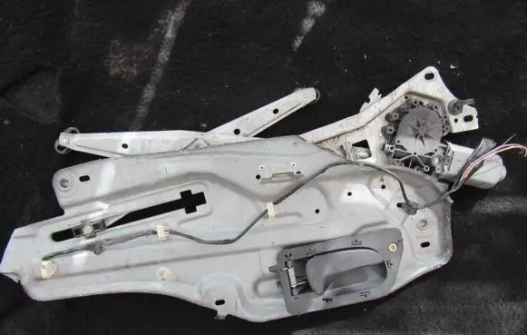 Renault Laguna I Sliding door window regulator with motor 0459145110