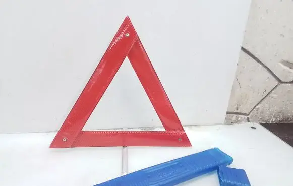 Emergency warning sign