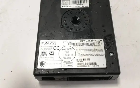 Ford C-MAX II Bluetooth control unit module 8M5T19C112AT