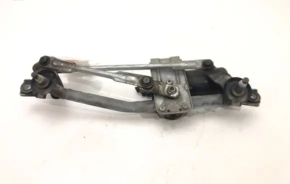 Front wiper linkage and motor