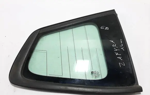 Rear vent window glass
