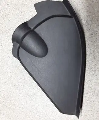 Dashboard side end trim