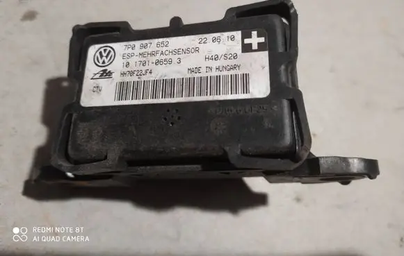 Volkswagen Touareg II ESP acceleration yaw rate sensor 7P0907652 10170106593 HH70F22JF4
