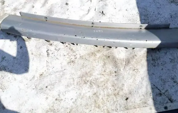 Rear bumper trim bar molding