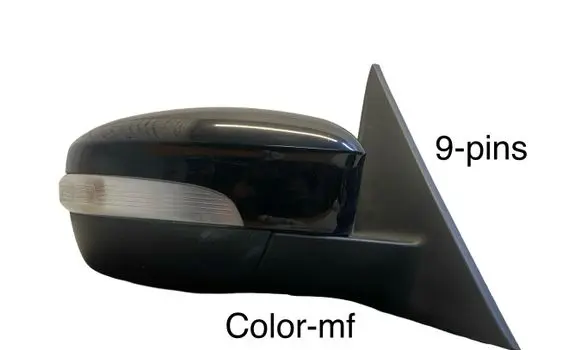 Front door electric wing mirror