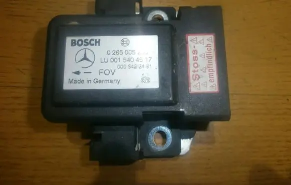 ESP acceleration yaw rate sensor