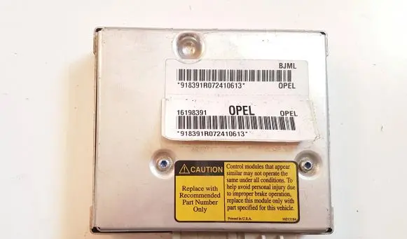 Opel Sintra ABS control unit/module 16198391
