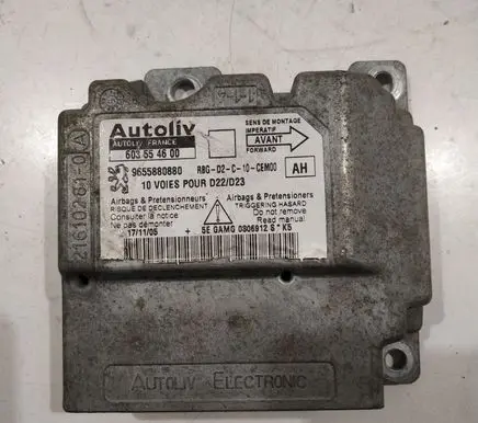 Peugeot 407 Airbag control unit/module 603554600 9655880880