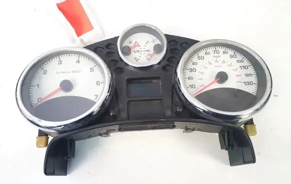 Peugeot 207 Speedometer (instrument cluster) 9666748980 A2c53370968