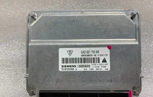 Porsche Cayenne (9PA) Gearbox control unit/module 0AD927755BK 5WK22066