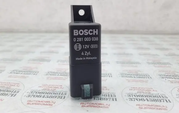 Skoda Octavia Mk2 (1Z) Glow plug pre-heat relay 038907281D 0281003038