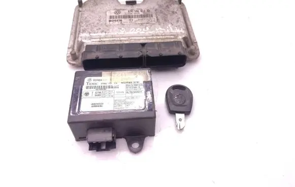 Volkswagen II LT Engine ECU kit and lock set 074906018BD 2D0953257 0281010638