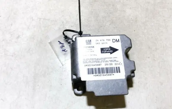 Opel Zafira A Airbag control unit/module 24416704 5wk42978