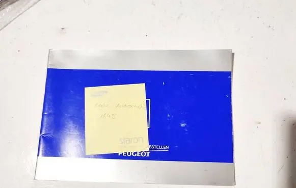 Peugeot 206 Owners service history hand book 