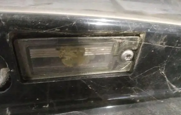 Volvo S60 Number plate light