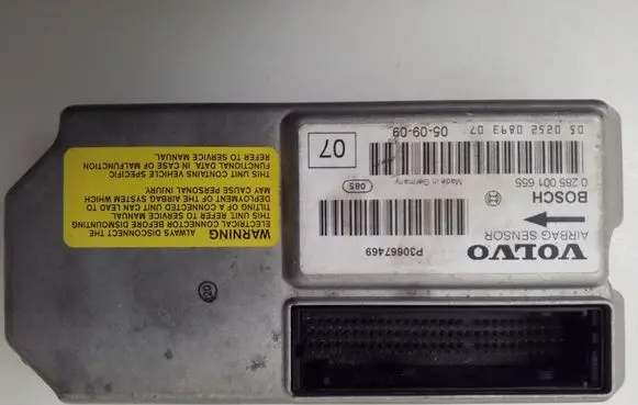 Volvo S80 Airbag control unit/module 0285001655