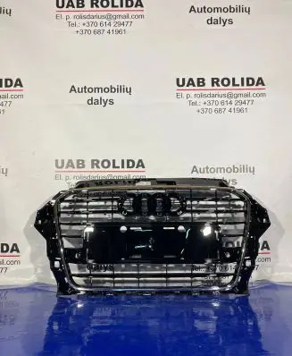 Audi A3 S3 8V Front bumper upper radiator grill