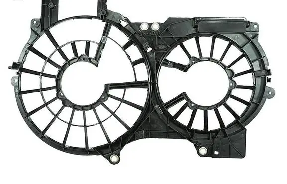 Audi A6 S6 C6 4F Radiator cooling fan shroud 4F0121207A 4F0121003Q