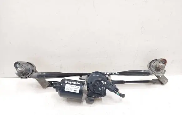 Hyundai Santa Fe Front wiper linkage and motor 035418070 981102B000