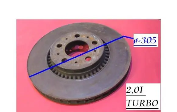 Volvo S80 Front brake disc 20ITURBO