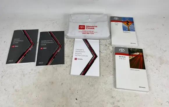 Toyota Mirai II Owners service history hand book 
