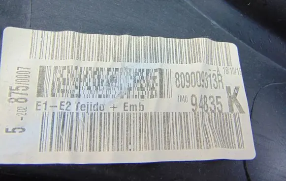 Renault Megane IV Front door card panel trim 809009313R 104094835