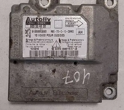 Peugeot 407 Airbag control unit/module 603554600 9655880880