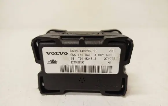 Volvo V70 ESP acceleration yaw rate sensor 6G9N14B296CB BZ77G2824C 10170103463