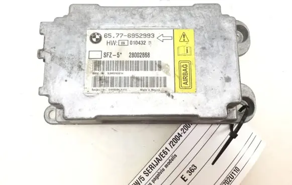 BMW 5 E60 E61 Airbag control unit/module 6952993