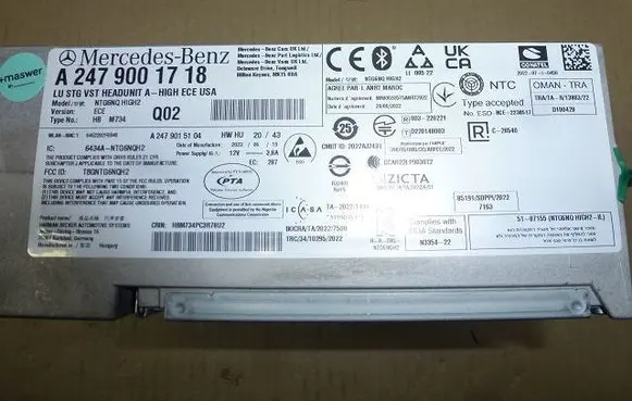 Mercedes-Benz Sprinter W906 Navigation unit CD/DVD player A2479001718