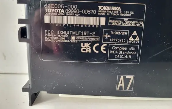 Toyota Yaris Cross Other control units/modules 899900D570