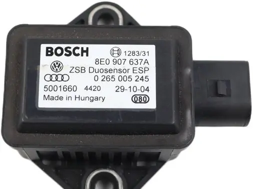 Volkswagen PASSAT B5.5 ESP acceleration yaw rate sensor 8E0907637A 0265005245 5001660