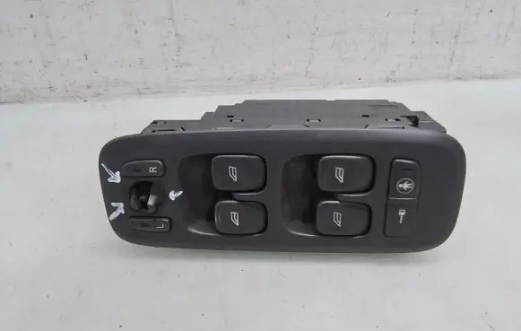 Volvo V70 Electric window control switch 09193383