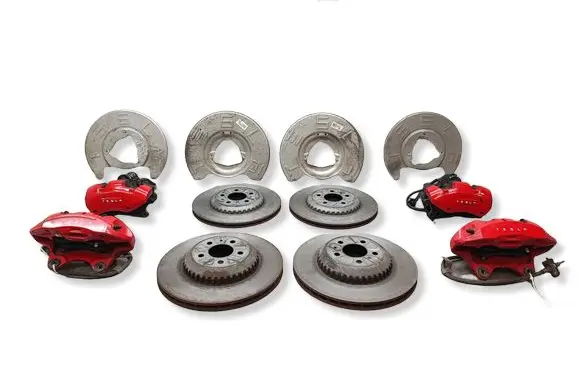 Tesla Model 3 Brake discs and calipers set 104464201G 104464101G 118864400C
