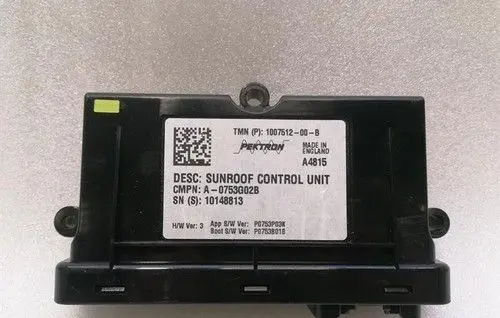 Tesla Model S Sunroof control unit/module 100751200B