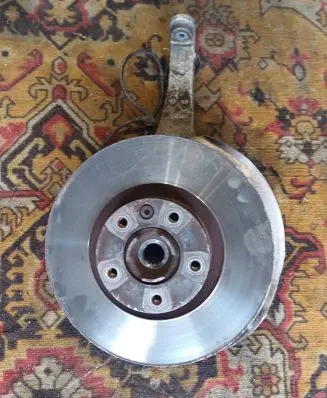 Porsche Cayenne (92A) Front wheel hub spindle knuckle Aw6082