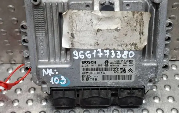 Citroen C4 I Engine control unit/module S26282103 9653958980 9661773380