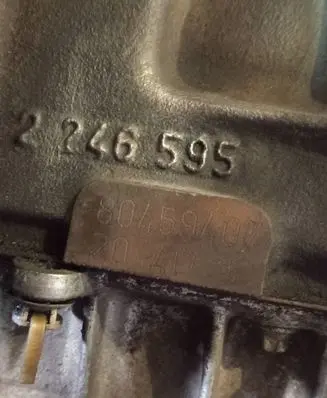 BMW 3 E46 Engine 2246595 80459407 80459407361047