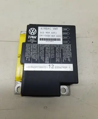 Volkswagen PASSAT B6 Airbag control unit/module 3C0909605J nr5988