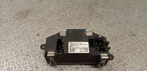 Volkswagen Golf Plus Heater blower motor/fan resistor 3C0907521
