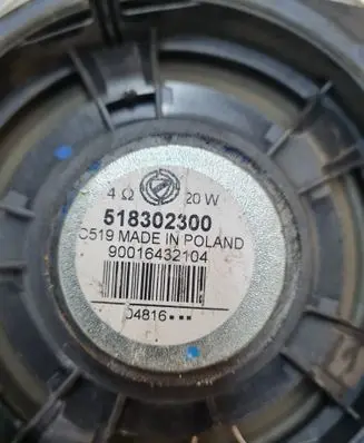 Peugeot Boxer Front door speaker 518302300